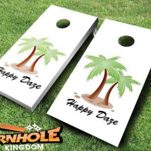 Personalized Palm Tree cornhole Set