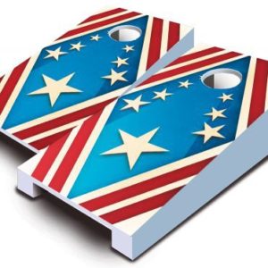 Patriotic American Tabletop Cornhole Set