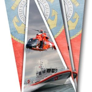Coast Guard Cornhole Board Wrap