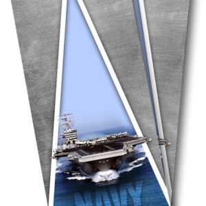 Navy Cornhole Board Wrap